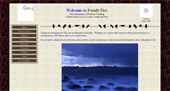 Desktop Screenshot of familytiez.com